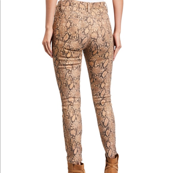 NWT Frame Jean le high skinny coated python size27 - Picture 3 of 6